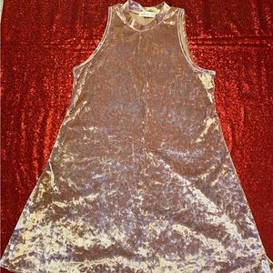 Millibon crushed velvet dress